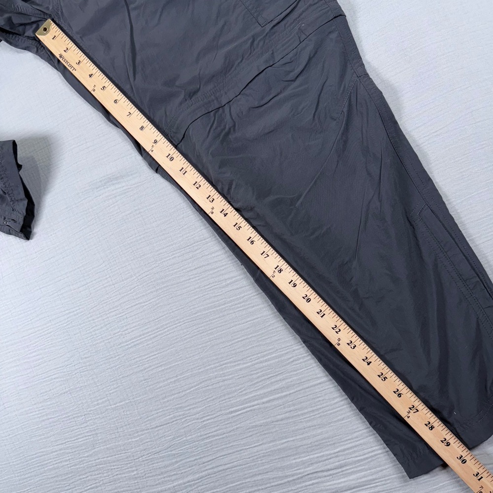 REI Co-op Convertible Cargo Pants Mens Size 40x30 Zip Hiking Travel Outdoor Gray - Picture 5 of 12